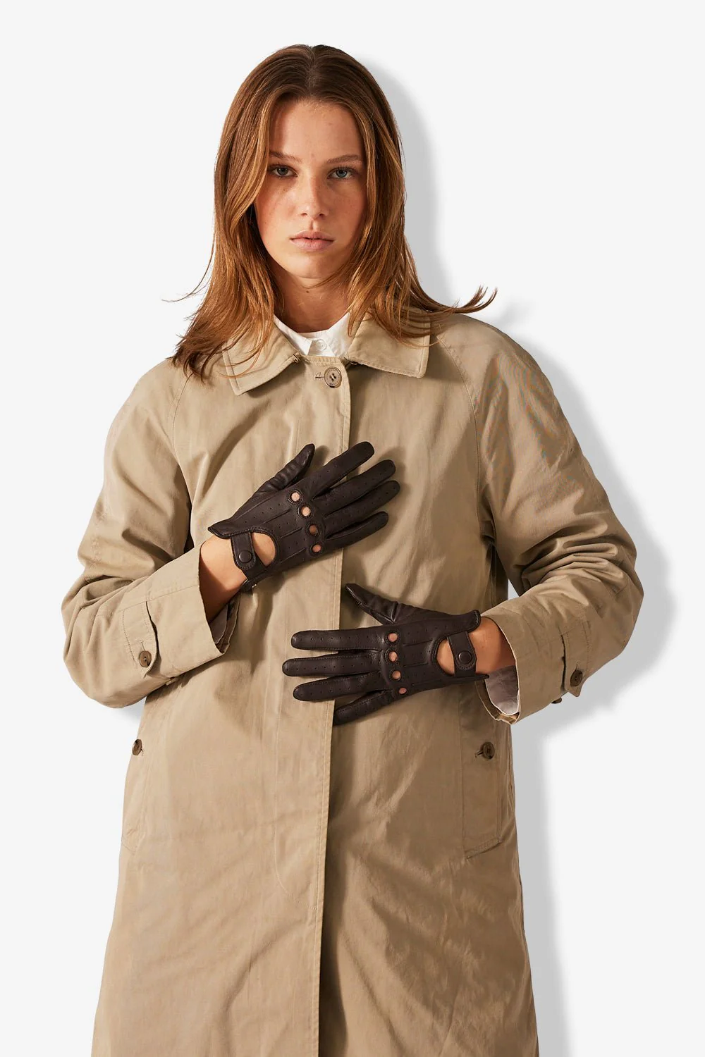 Glove Isabella Dark brown - Image 5