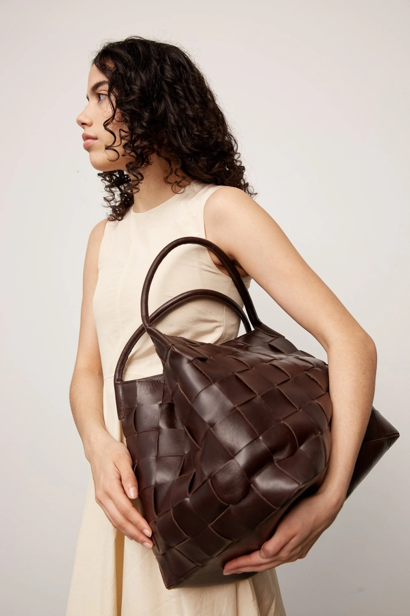 Limona shoulder bag Amelia Dark brown - Image 3