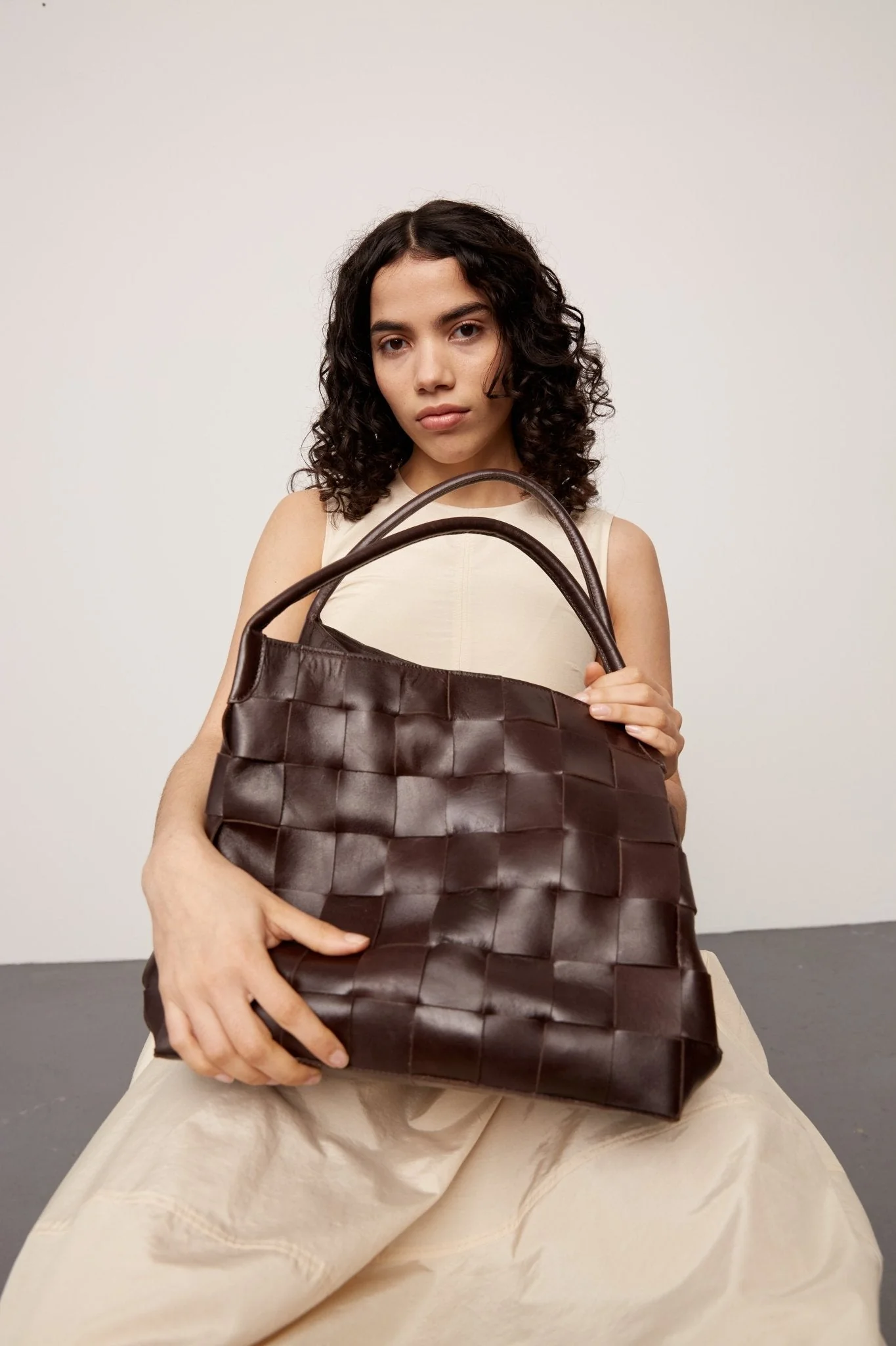 Limona shoulder bag Amelia Dark brown - Image 4