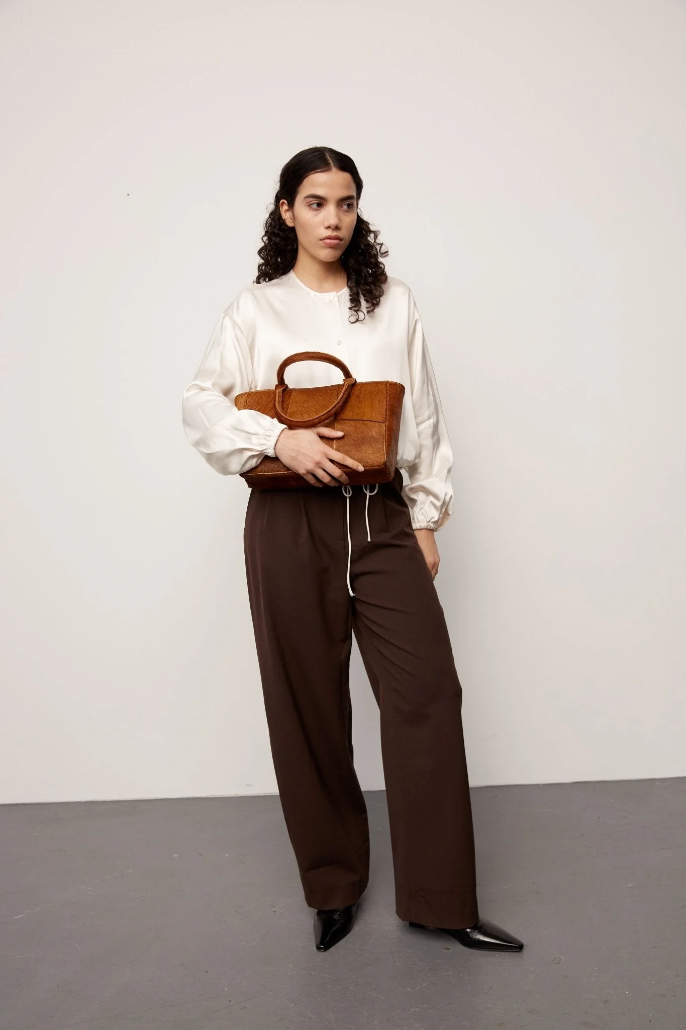 Molino braided handbag Harper Caramel - Image 9