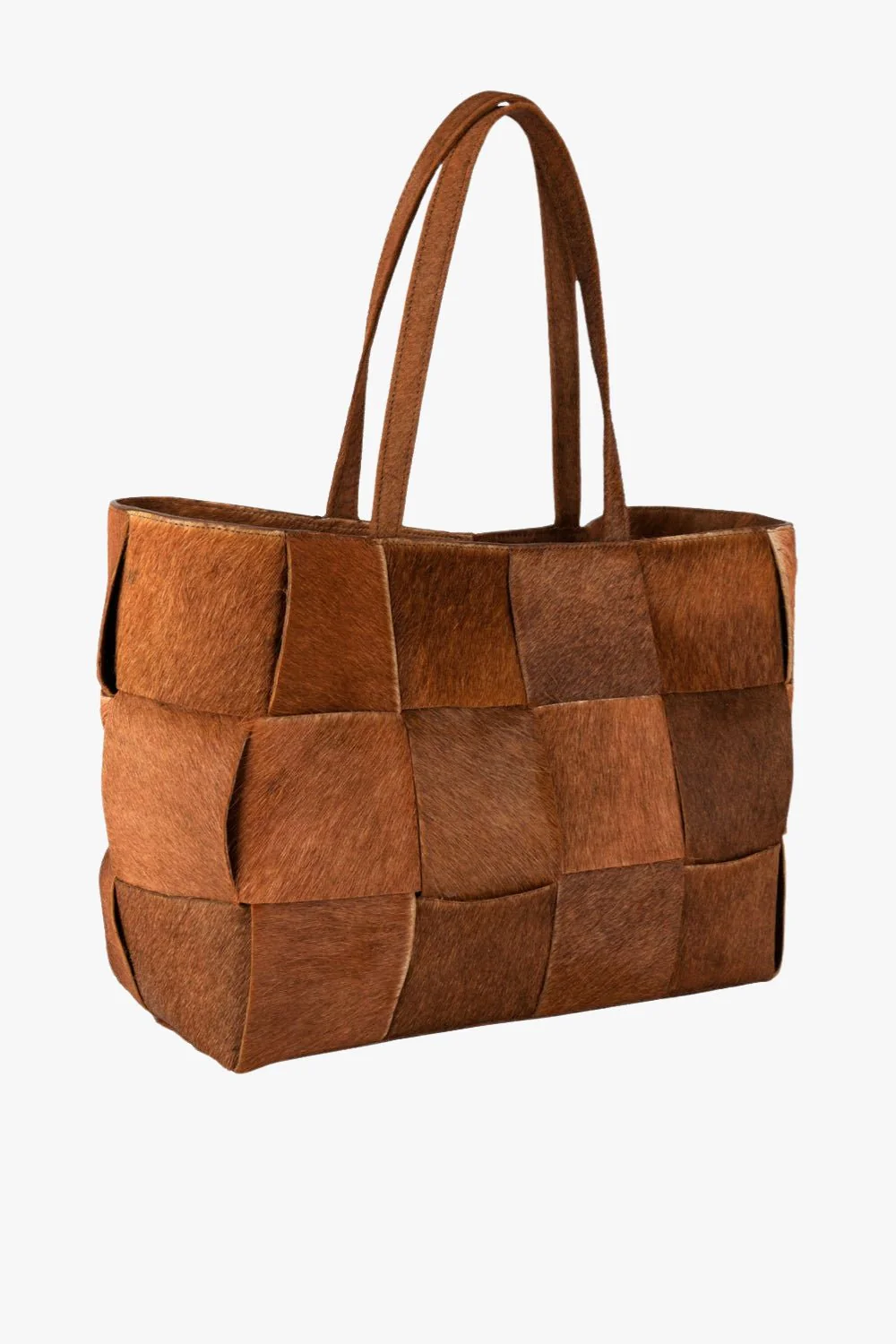 Molino braided handbag Olympia Caramel - Image 5