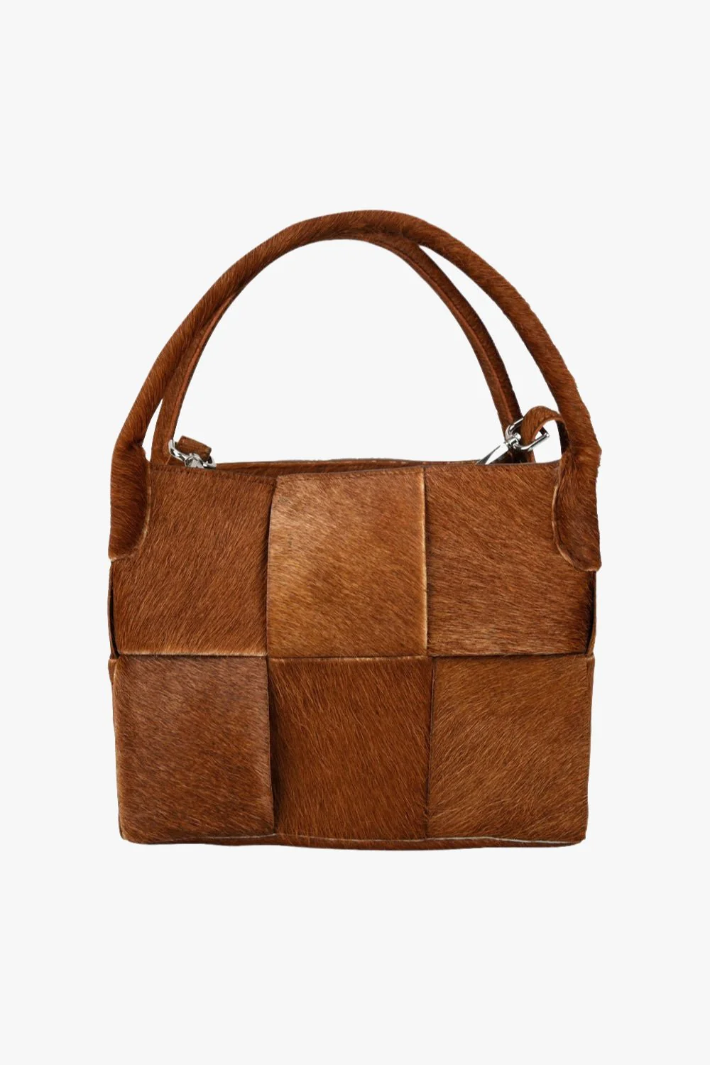 Molino braided shoulder bag Fleur Caramel - Image 4