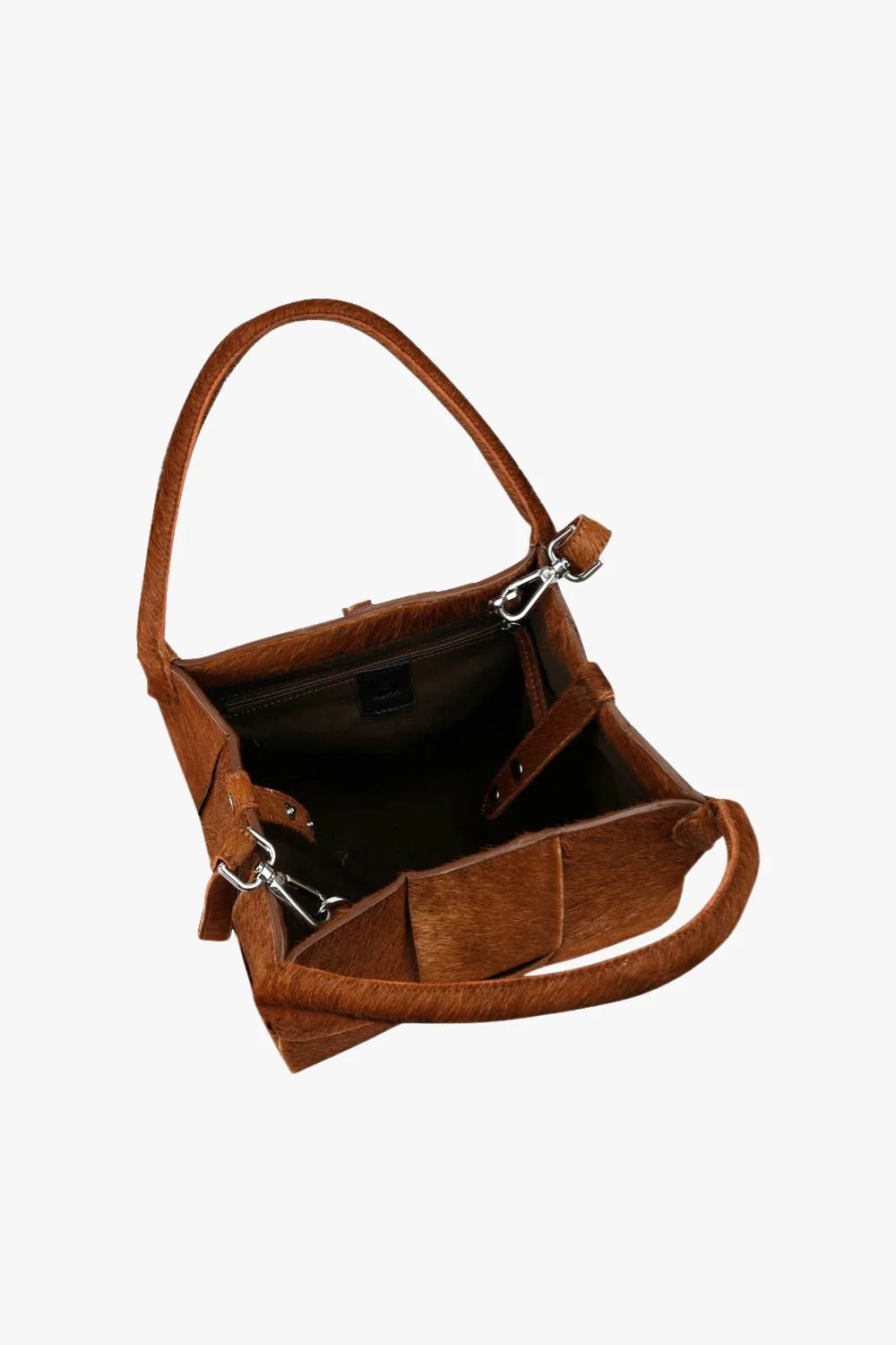 Molino braided shoulder bag Fleur Caramel - Image 6