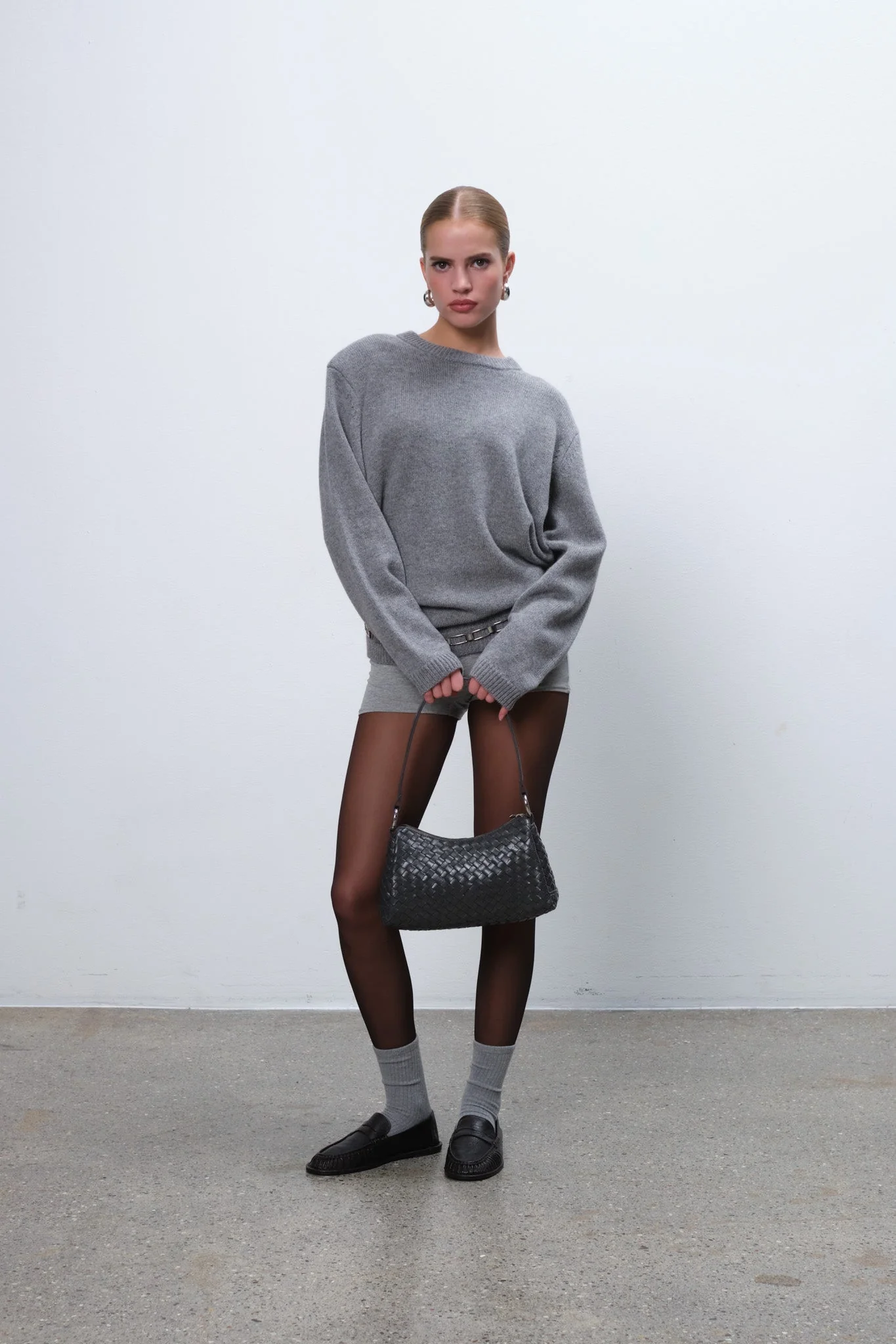 Salerno shoulder bag Eleonora Charcoal - Image 4