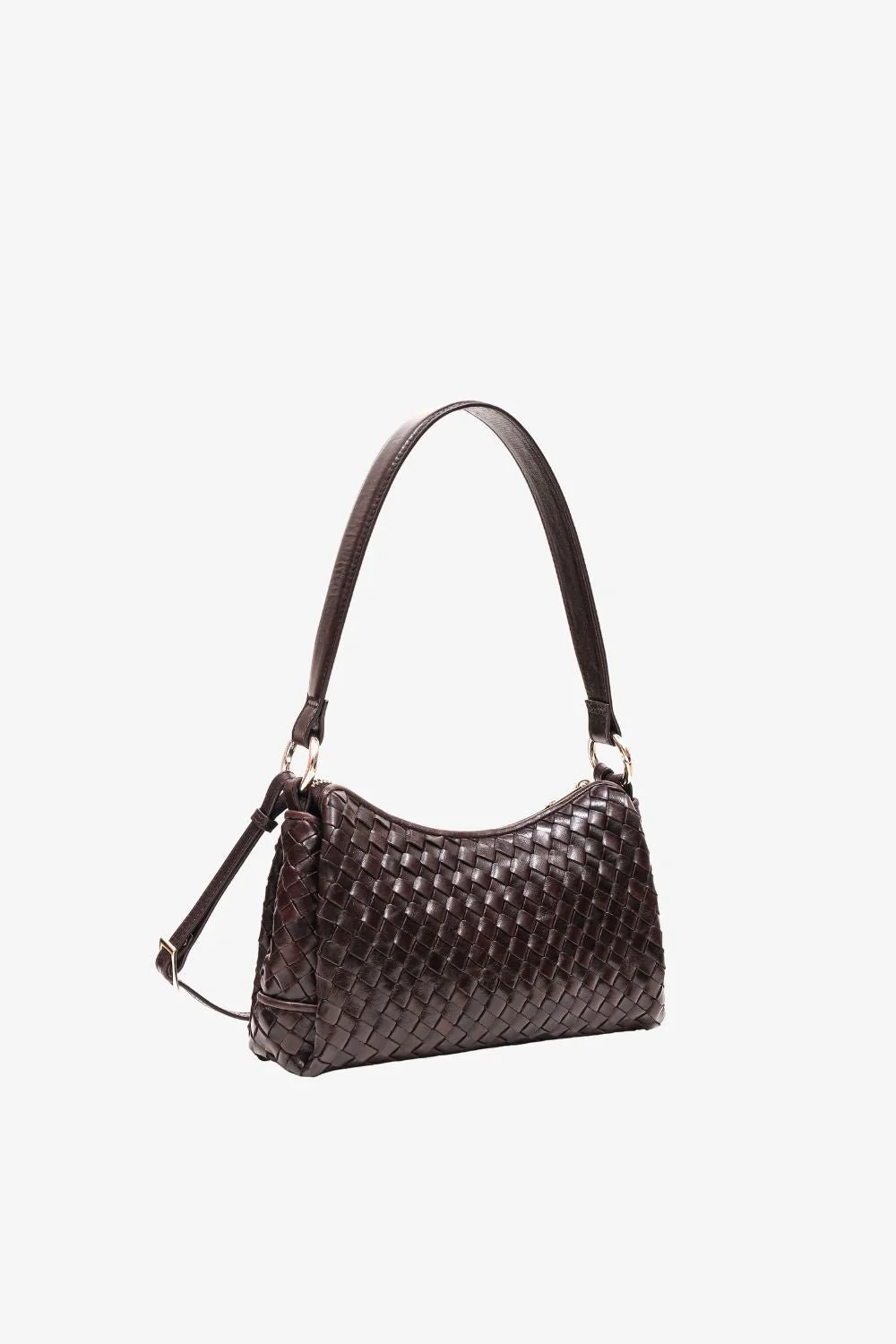 Salerno shoulder bag Eleonora Dark brown - Image 3