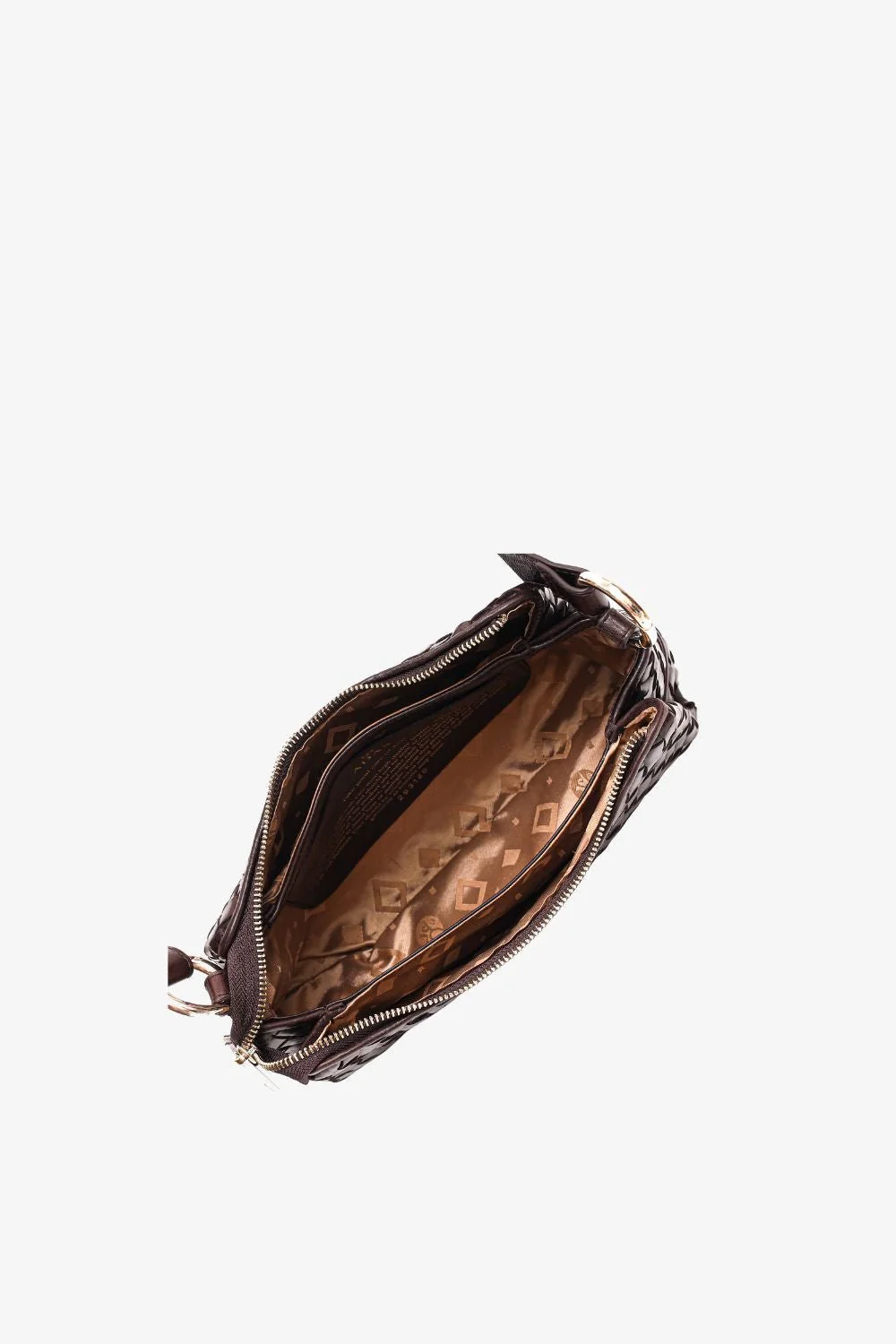 Salerno shoulder bag Eleonora Dark brown - Image 5