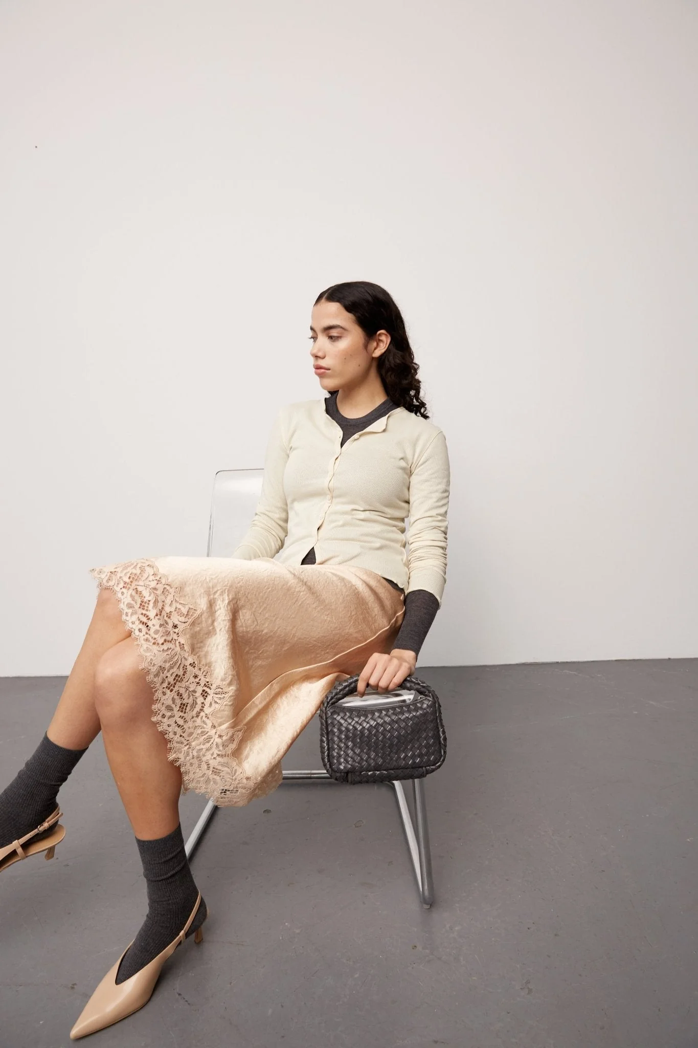 Salerno shoulder bag Madelaine Charcoal - Image 3