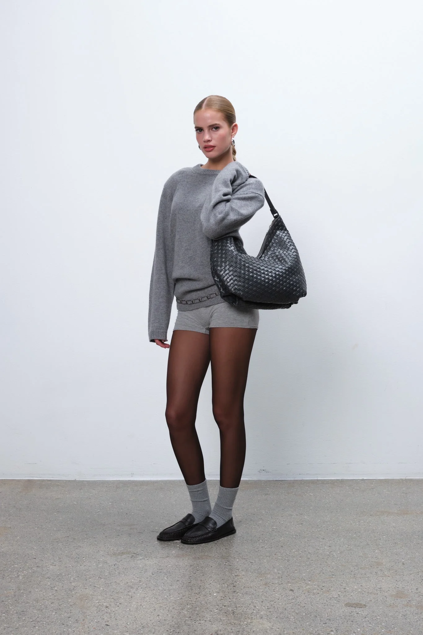 Salerno shoulder bag Mindy Charcoal - Image 3