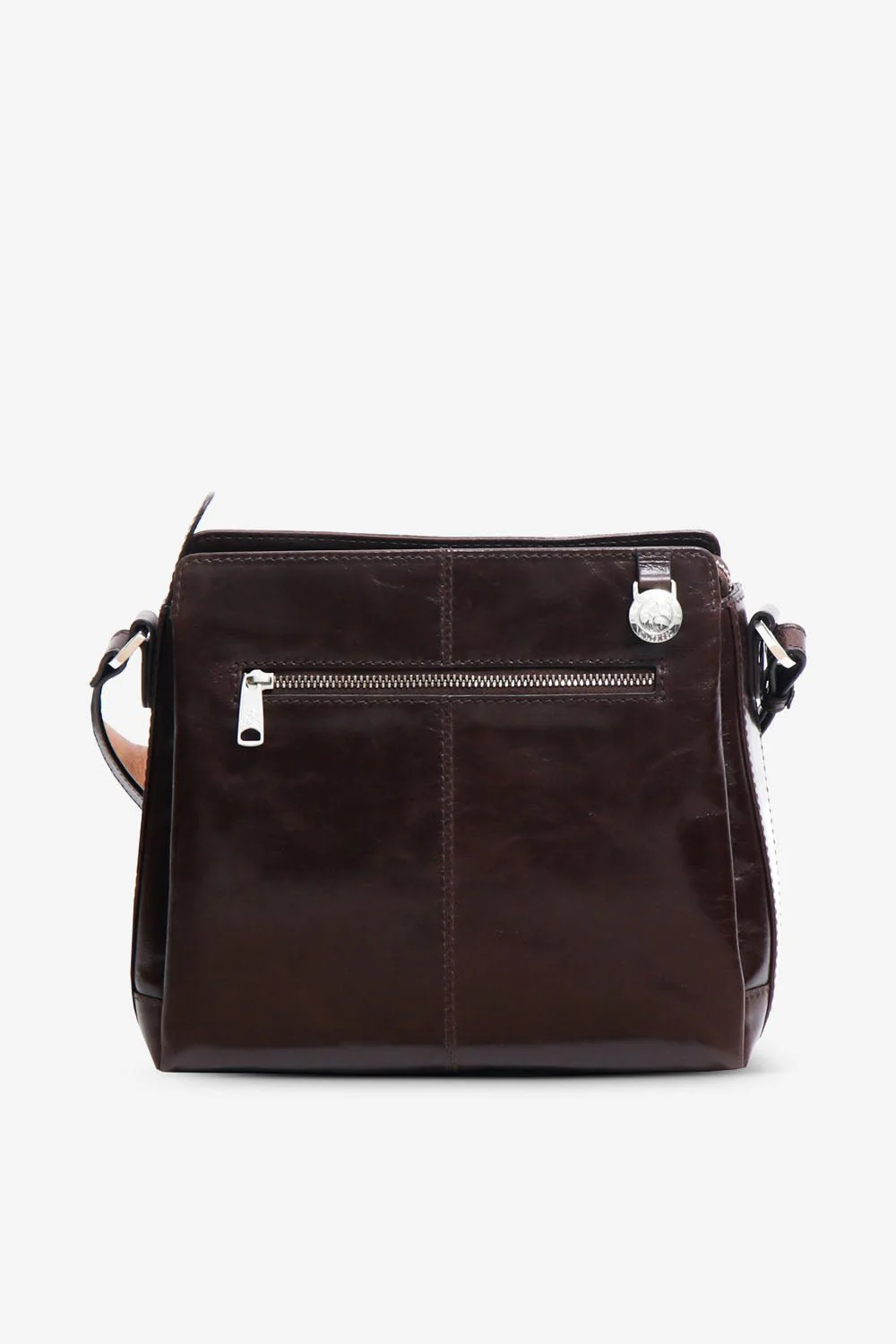 Salerno shoulder bag Sia Dark brown - Image 3